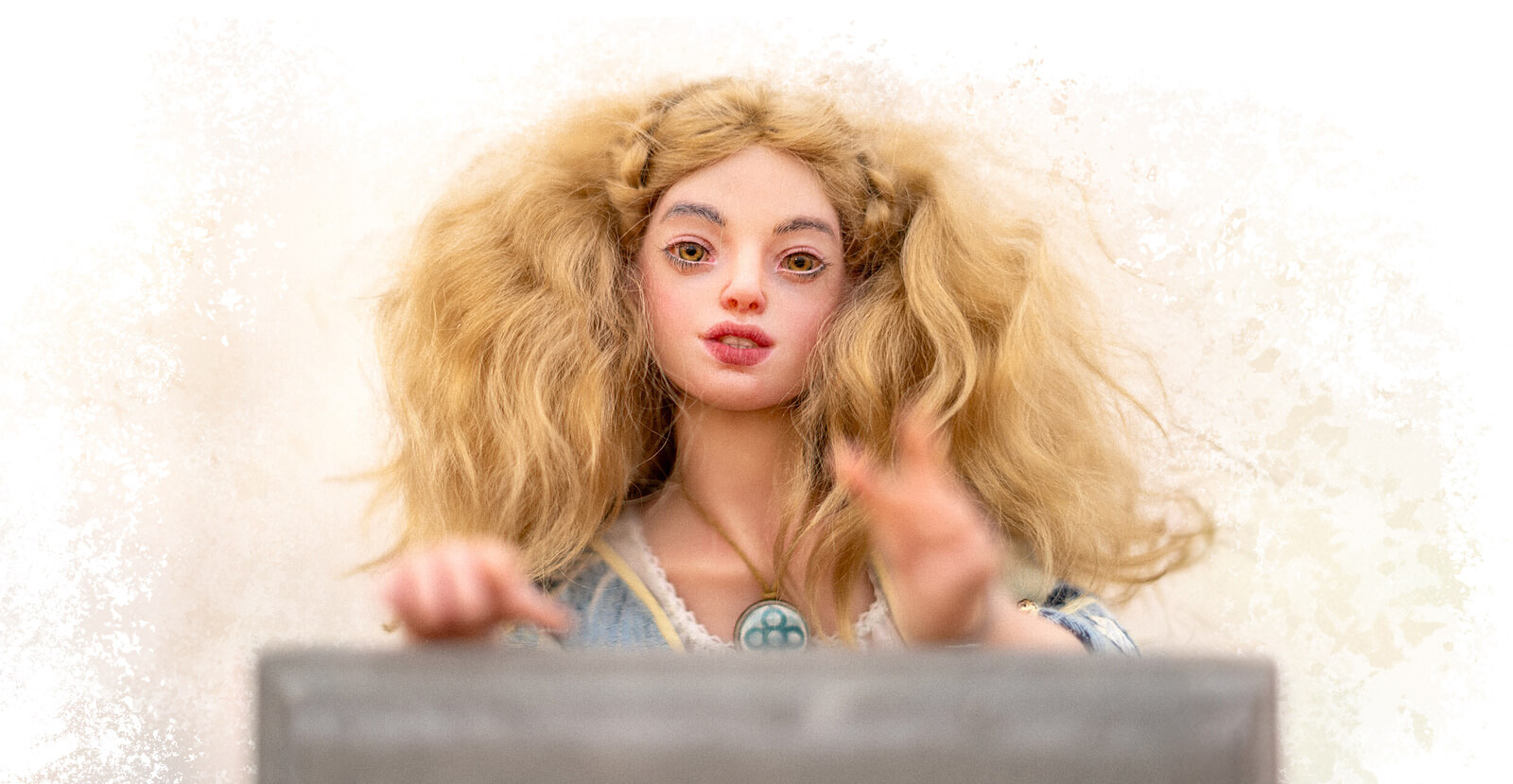 BJD doll made from polymer clay by Anna Haritonova