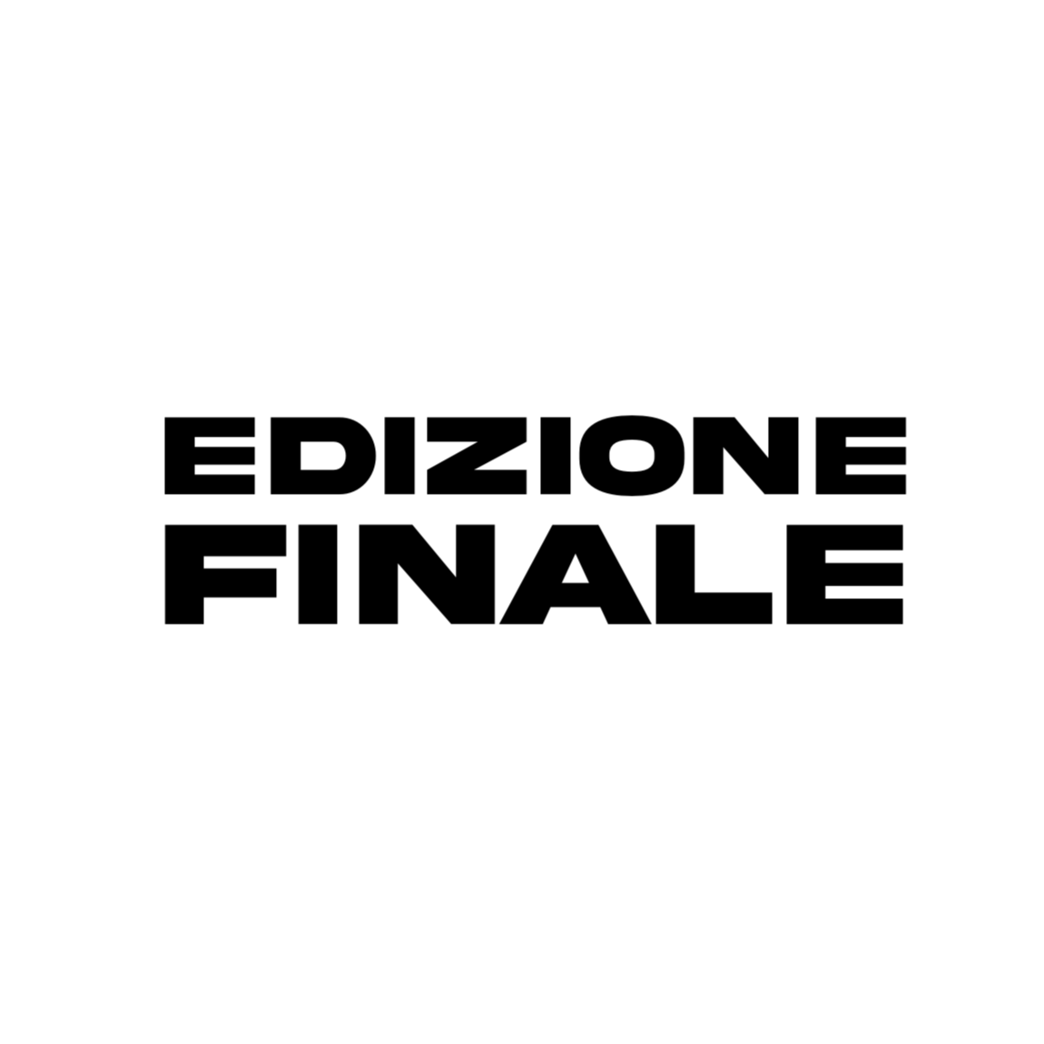  Edizione Finale 