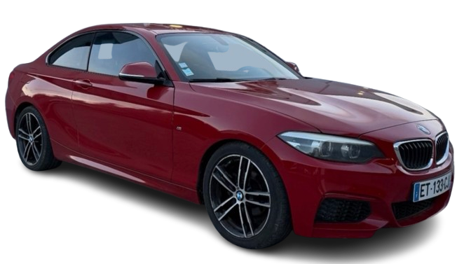 BMW 218i Pack M rouge