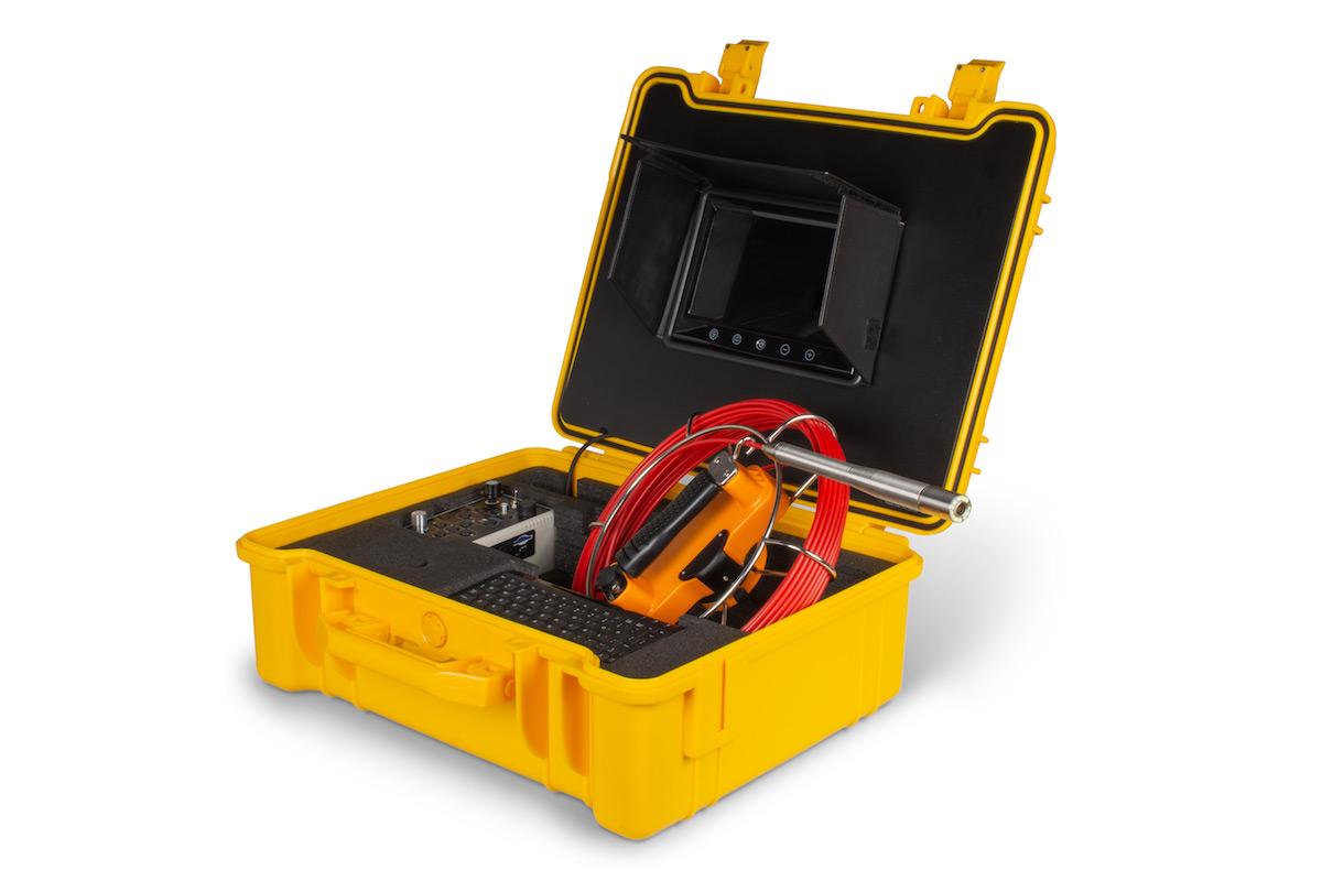 VIPER push camera system for HVAC duct inspection