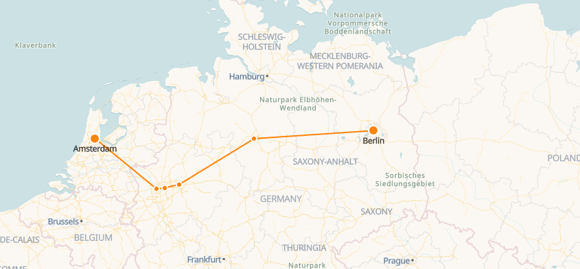 Berlin To Amsterdam High Speed Train Tickets Map BENELUX TRAINS   Screenshot 8 Orig 