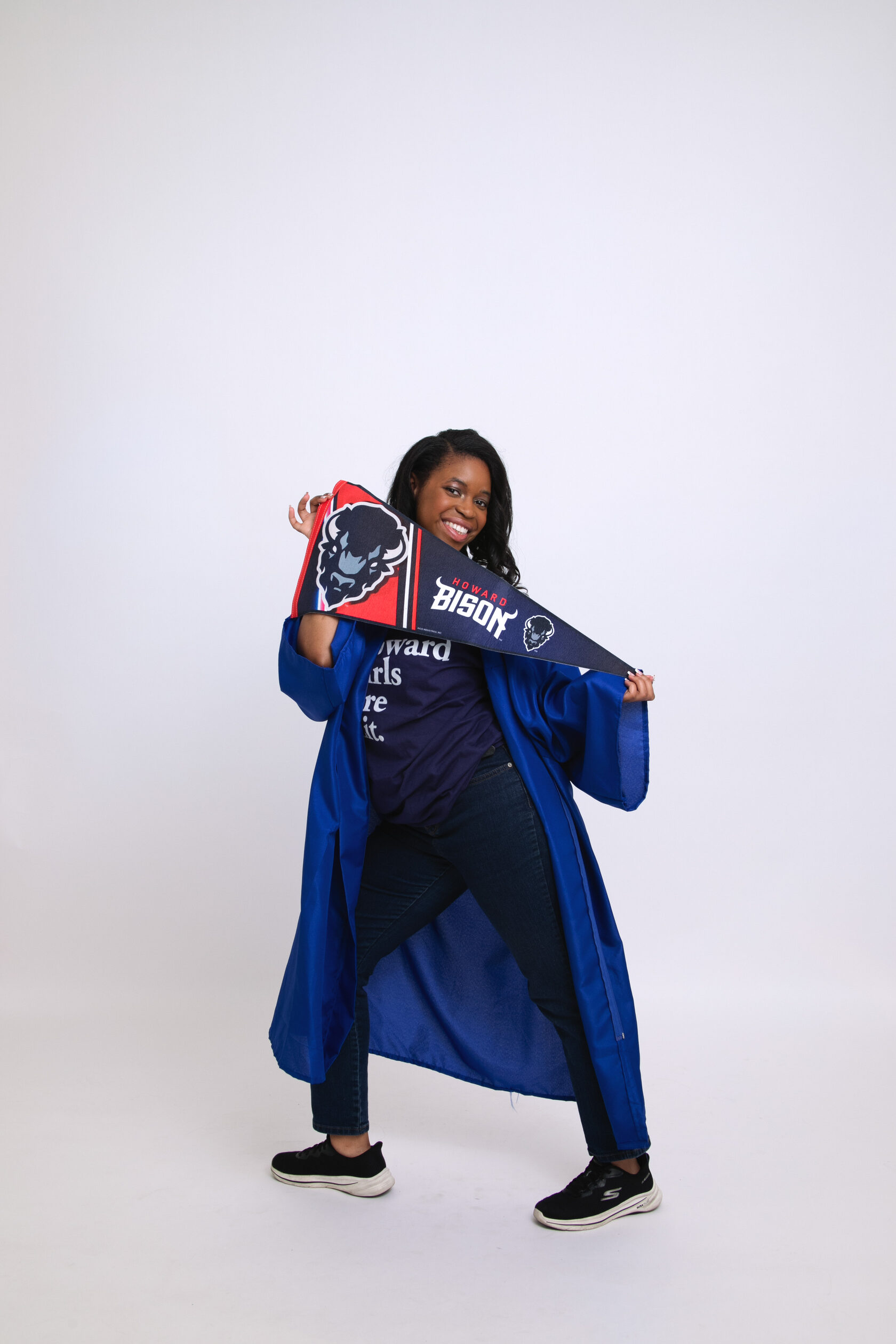 Modern graduation portraits in a private self-portrait studio