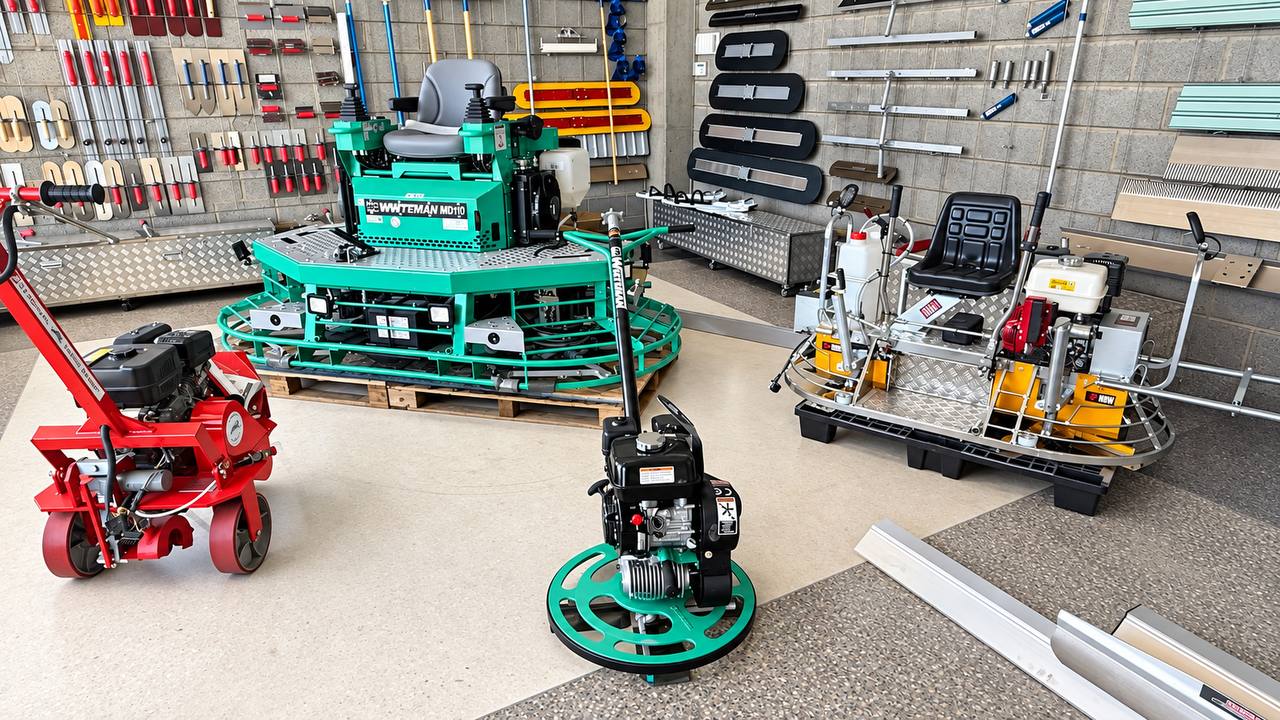 Затирочные машины и инструмент