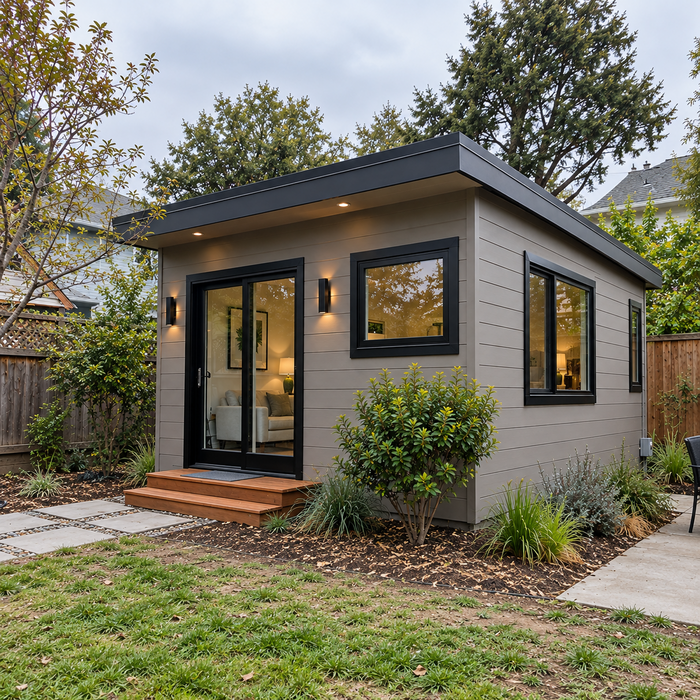 Detached Backyard Studio ADU - San Mateo