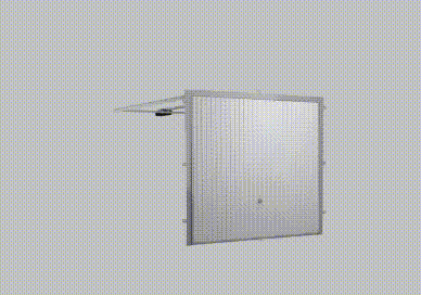 Výklopná vrata – animace