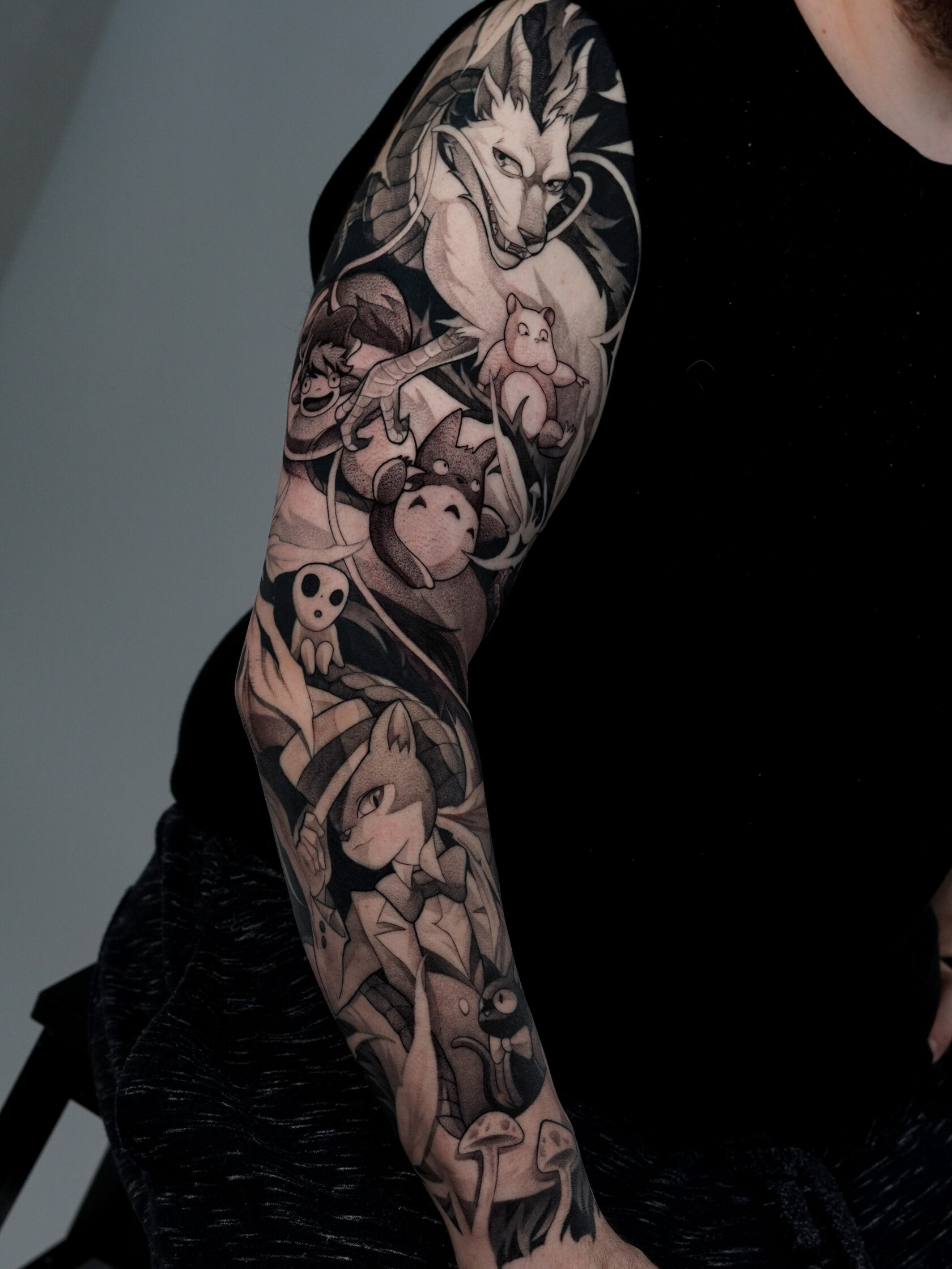 Anime Tattoo von Aleksandr – Arbeit 5