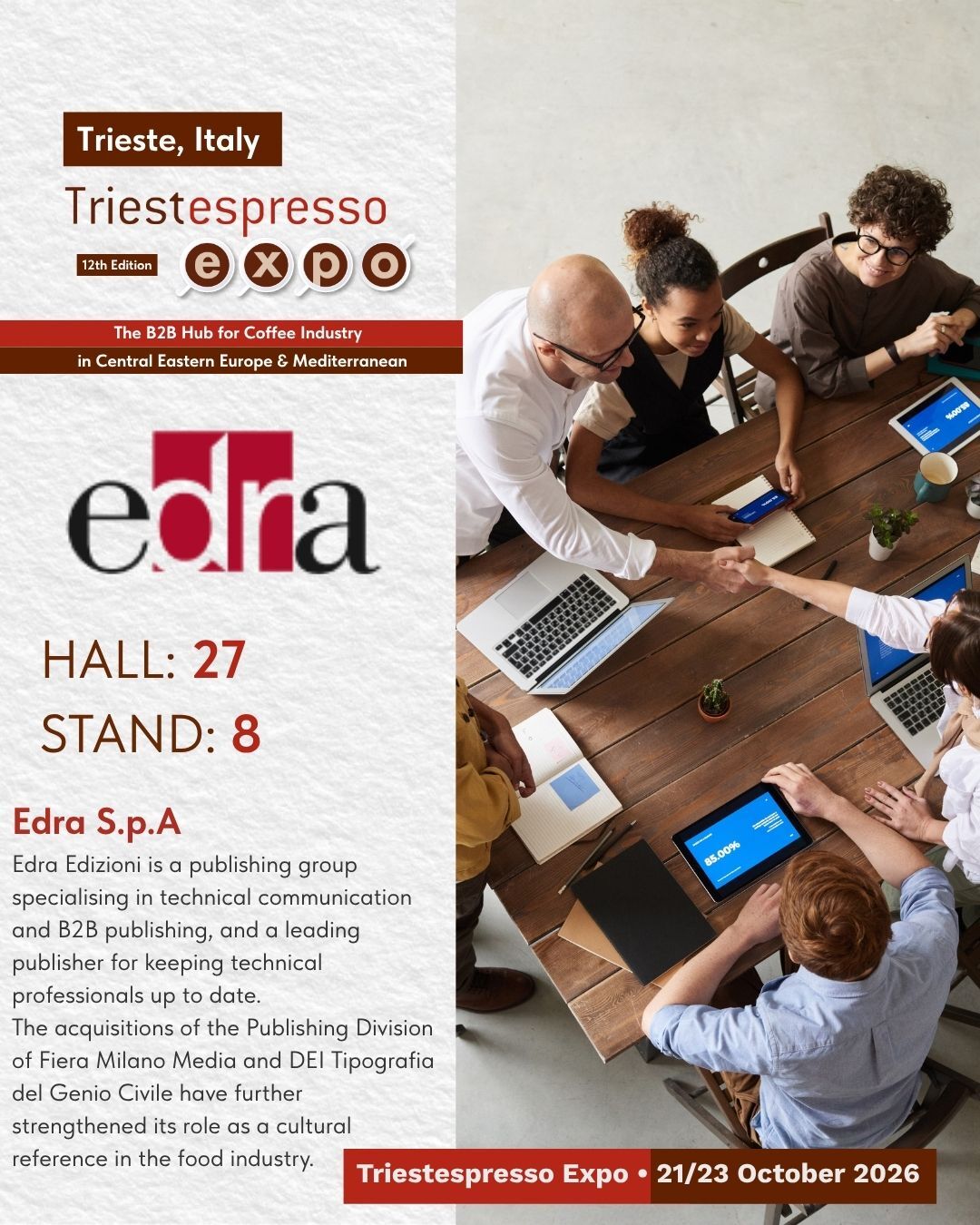 Edra Edizioni - Stand Triestespresso Expo