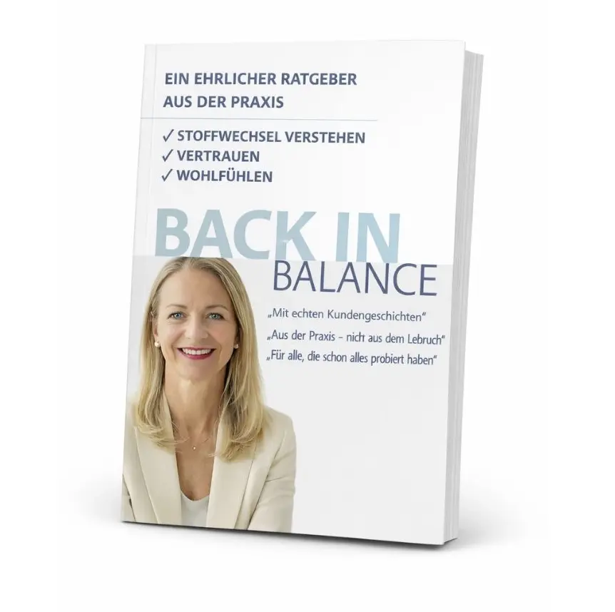 Buchcover BACK IN BALANCE von Nicola Maier
