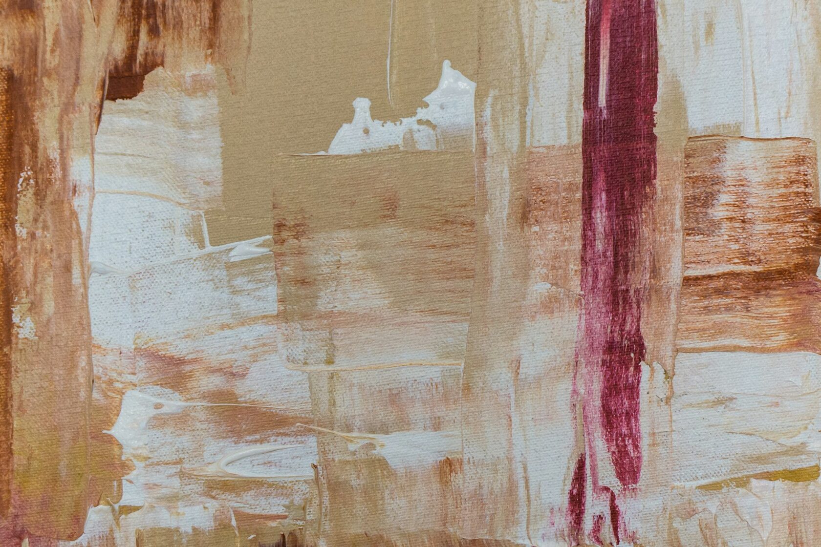 Original abstract painting with gold texture and layered presence