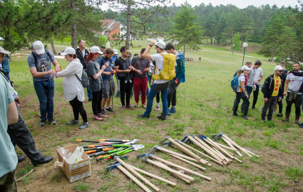 Učesnici ekološkog projekta Art Event u Srbiji