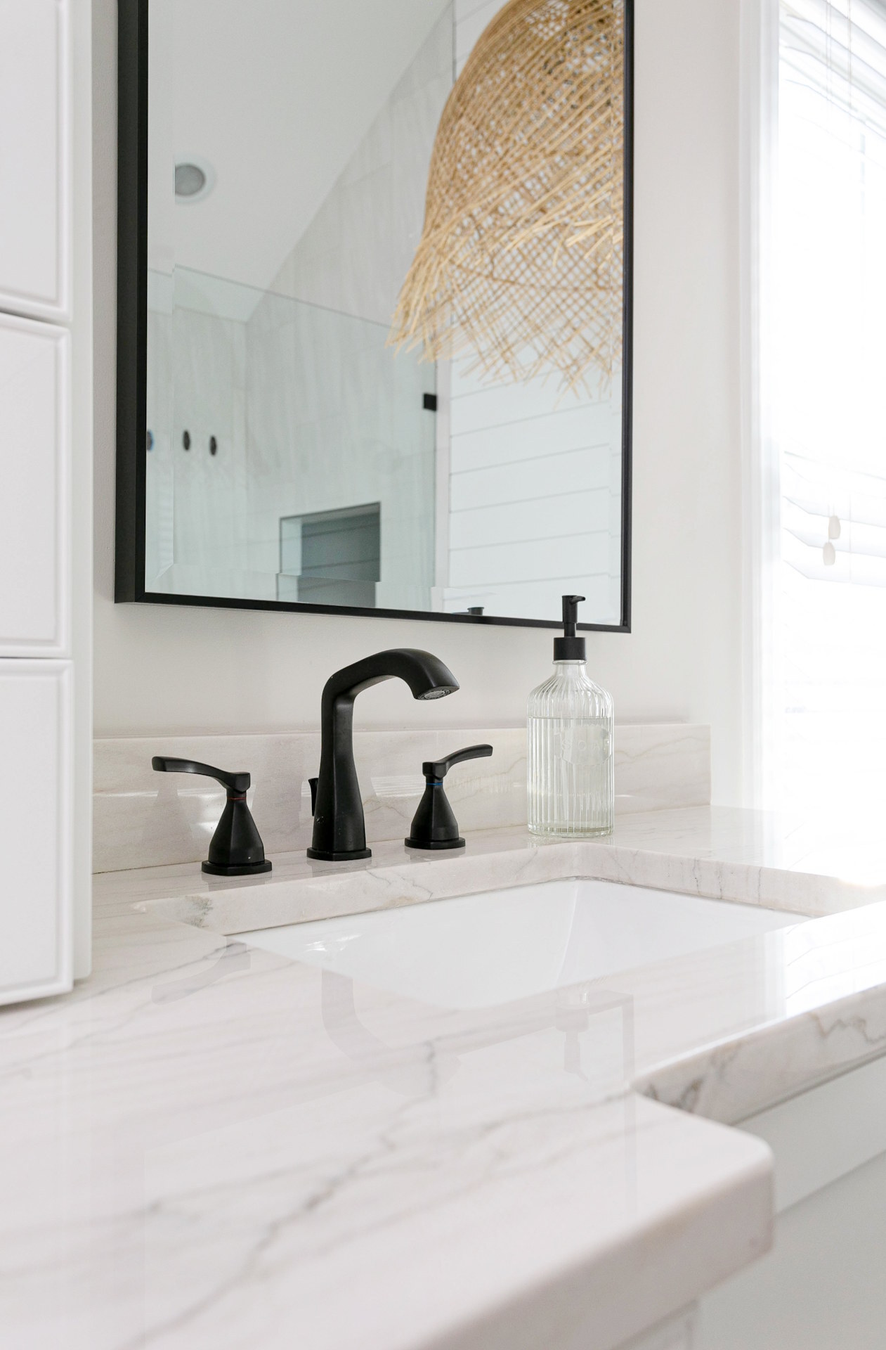 Fabrication and Installation of a Stone Vanity Top with Integrated Sink for Bathroom