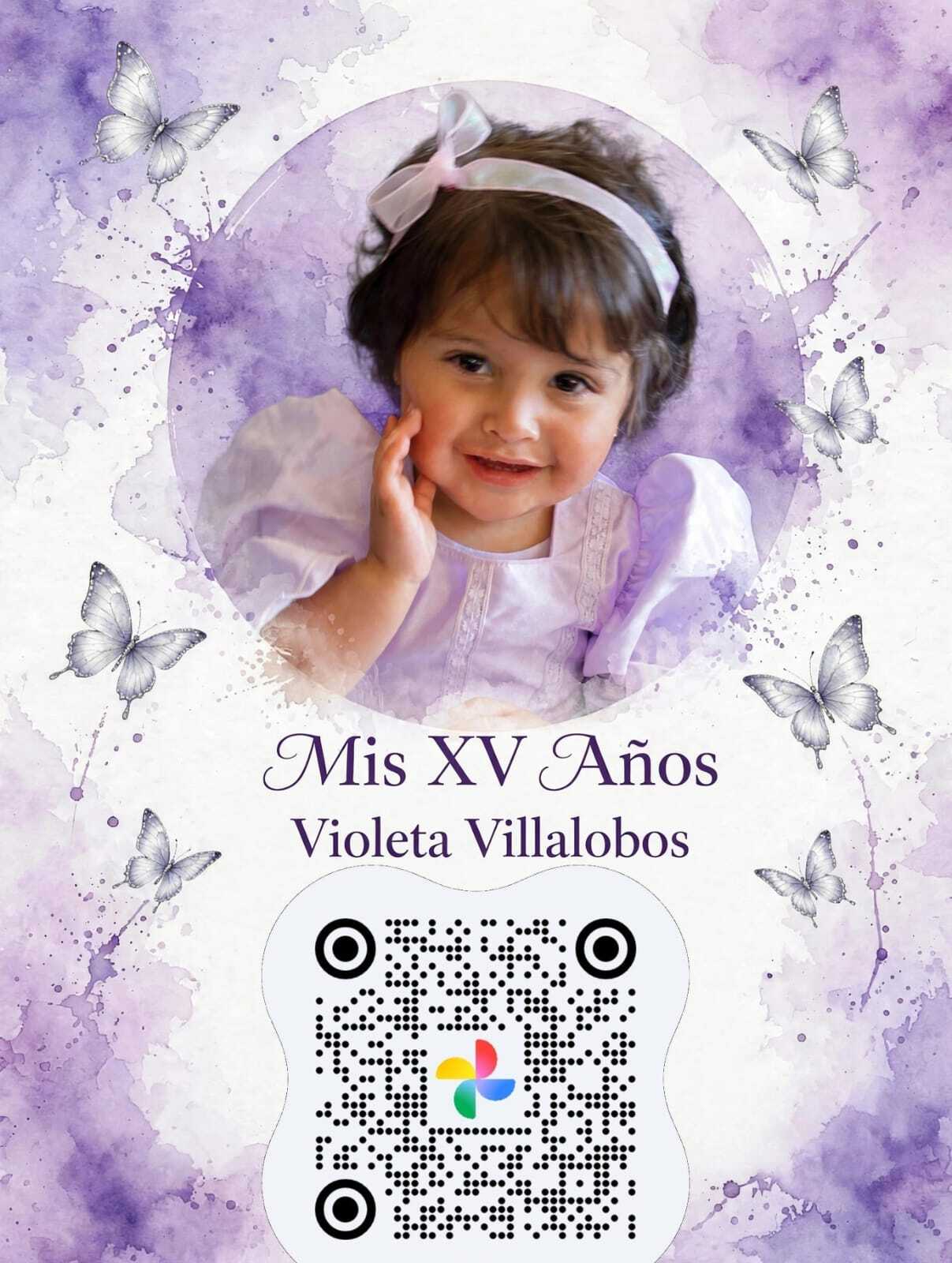Código QR para compartir fotografías