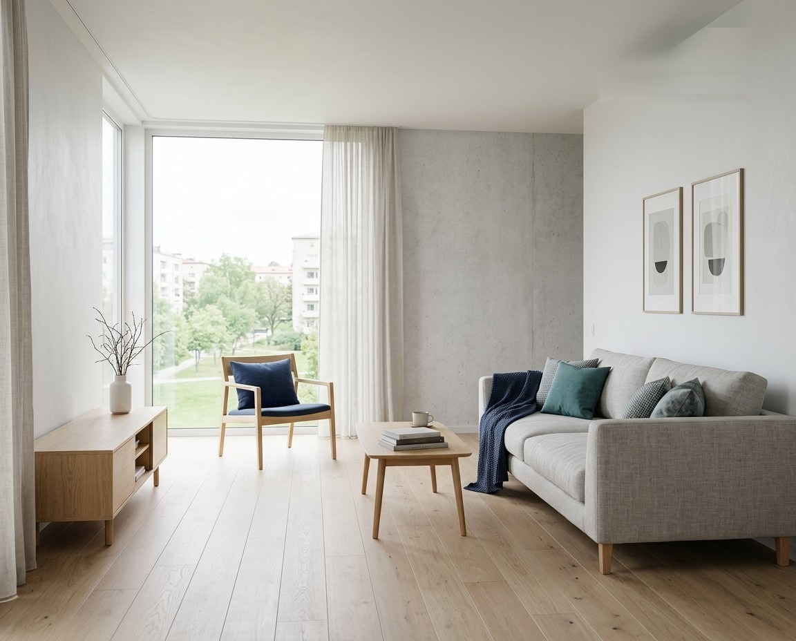 Серия Comfort M в интерьере гостиной