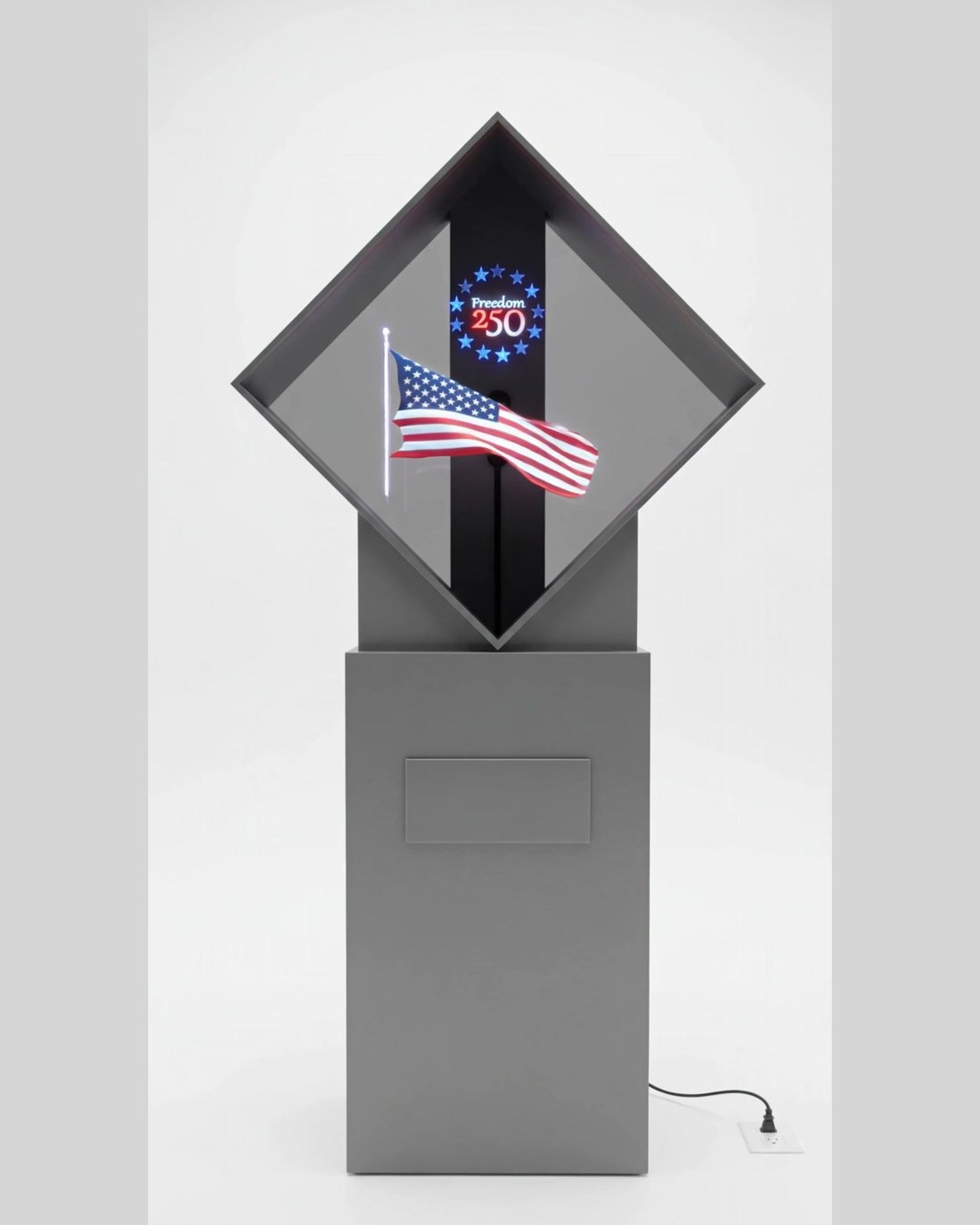 Studio visualisation of the Shard Stand plinth
