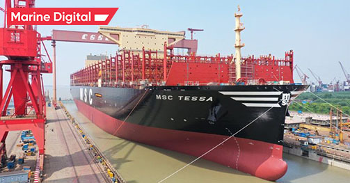 Chinese shipbuilders break their own container record