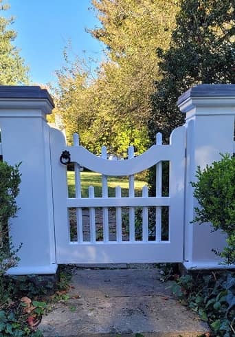 Traditional garden gate
