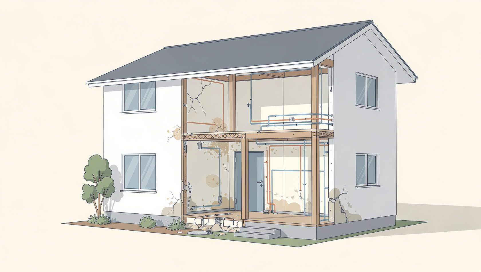 Skryté vady nemovitosti při kontrole před koupí