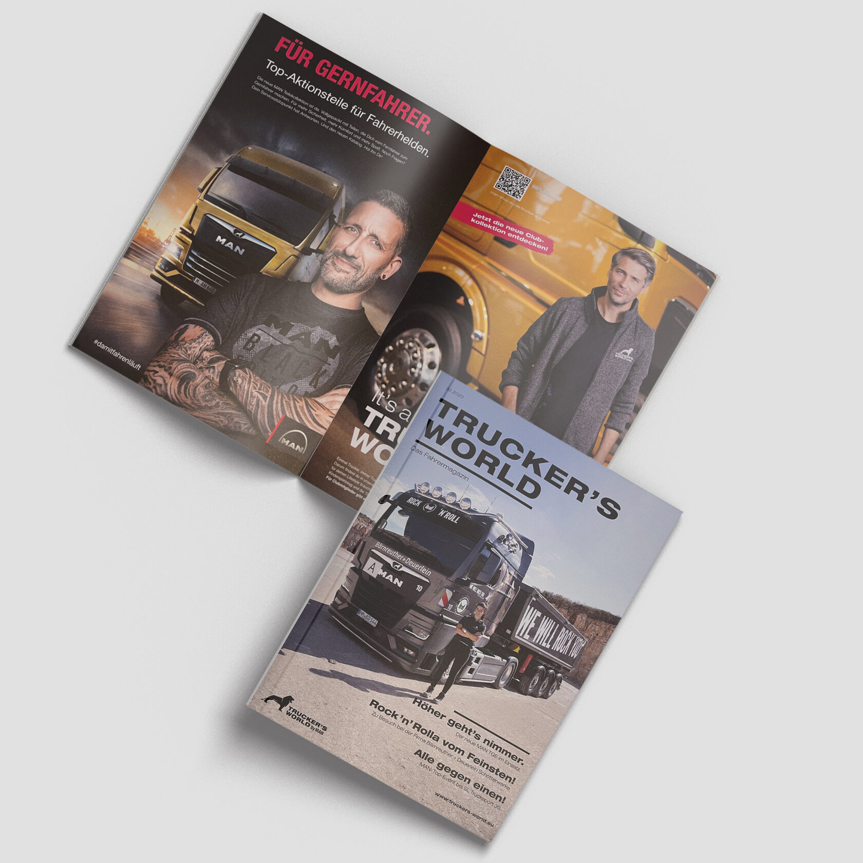 MAN magazine publication featuring photography by Evgenia Huber
