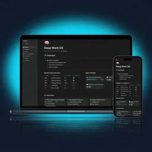 Deep Work OS у Notion