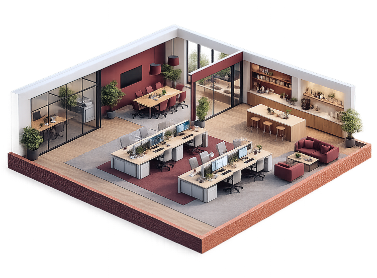 Office Areas & Workspaces