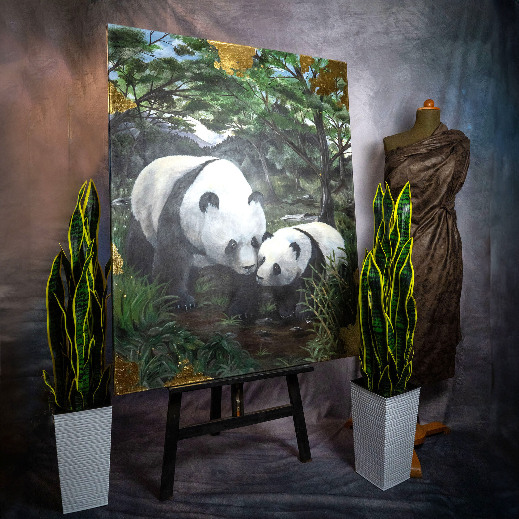 Panda Kunstwerk