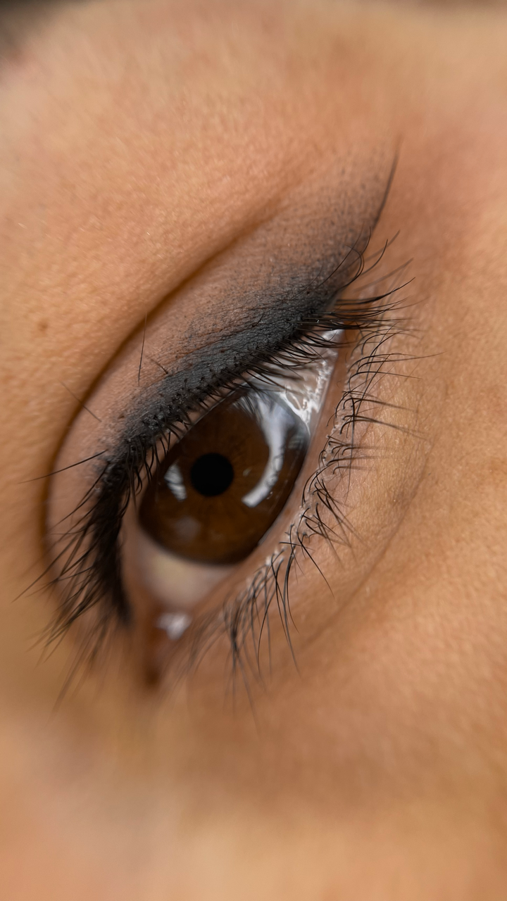 Permanent eyeliner — soft lash-line definition