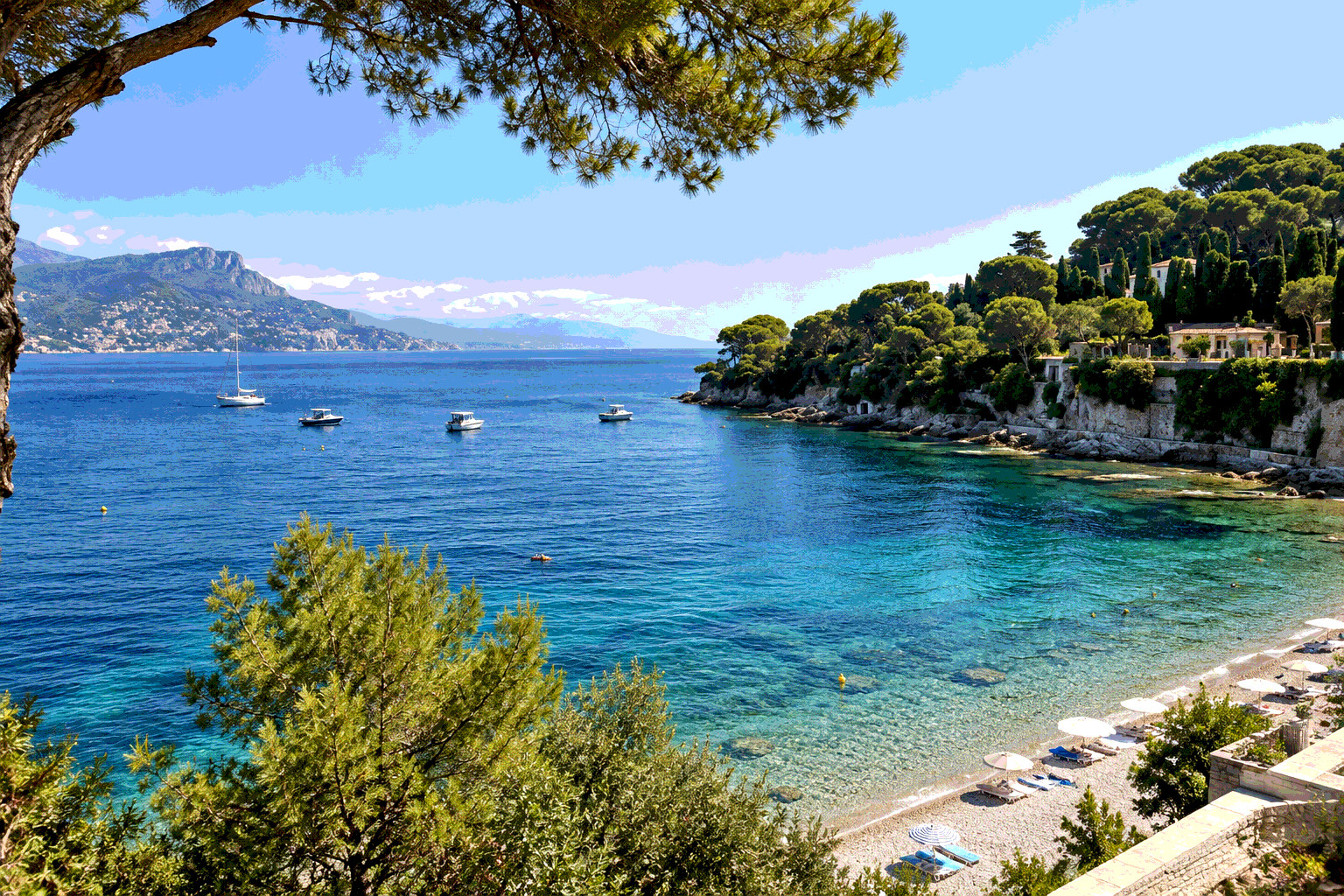 Plage paloma saint-jean-cap-ferrat