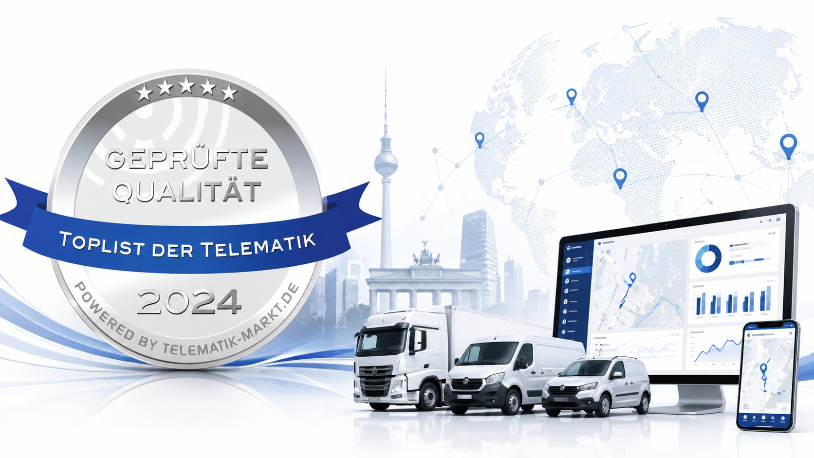 Technologiemesse in Berlin mit Fokus auf IoT, GPS-Tracking und Telematik