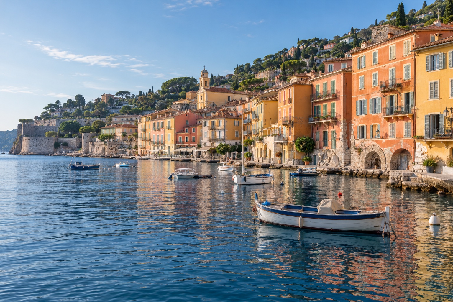 Villefranche-sur-Mer — vue du littoral