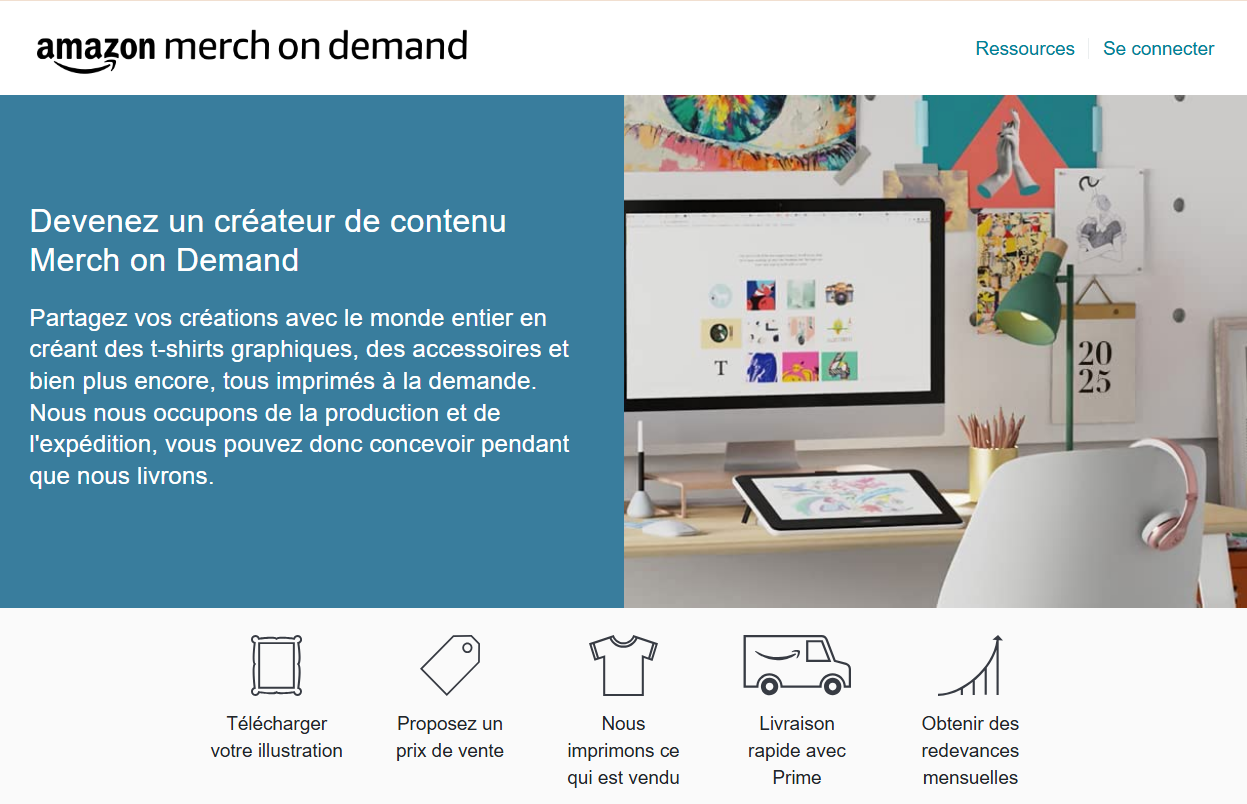 Merch By Amazon : Guide Étape Par Étape 2025 Pour Débutants