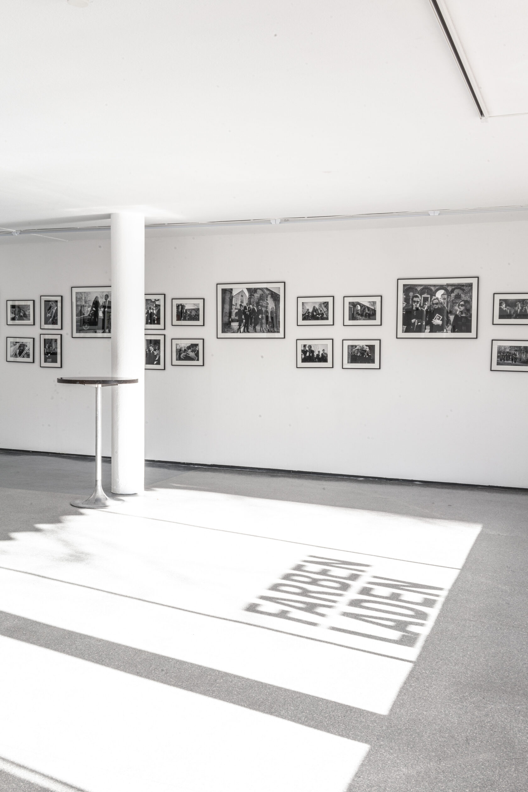 The Funeral exhibition at Farbenladen, Munich, 2020