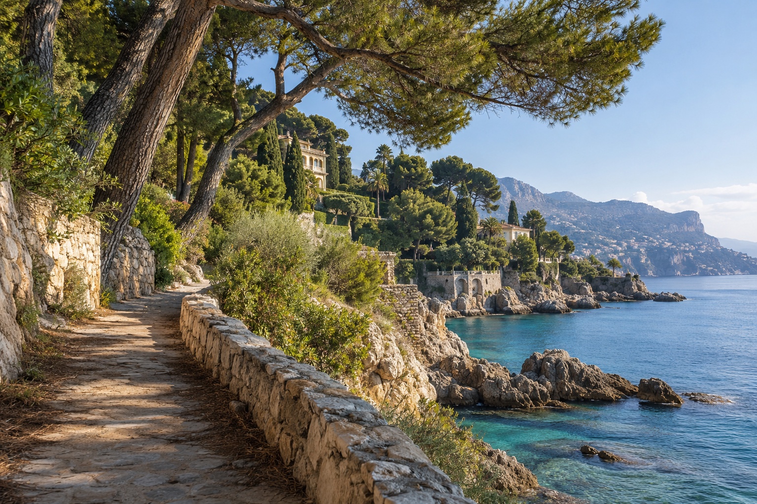 Roquebrune-Cap-Martin — vue du littoral