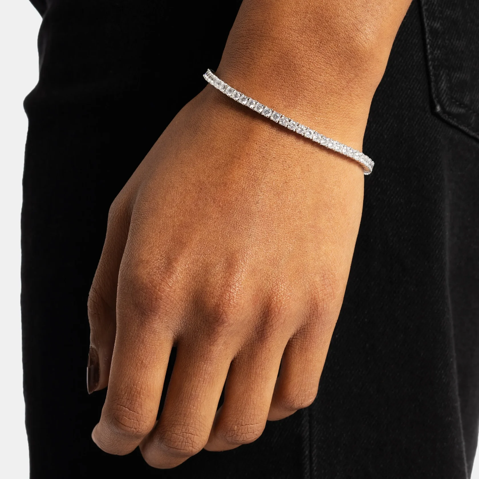 Tennis 3mm Bracelet S925 ICED KYIV