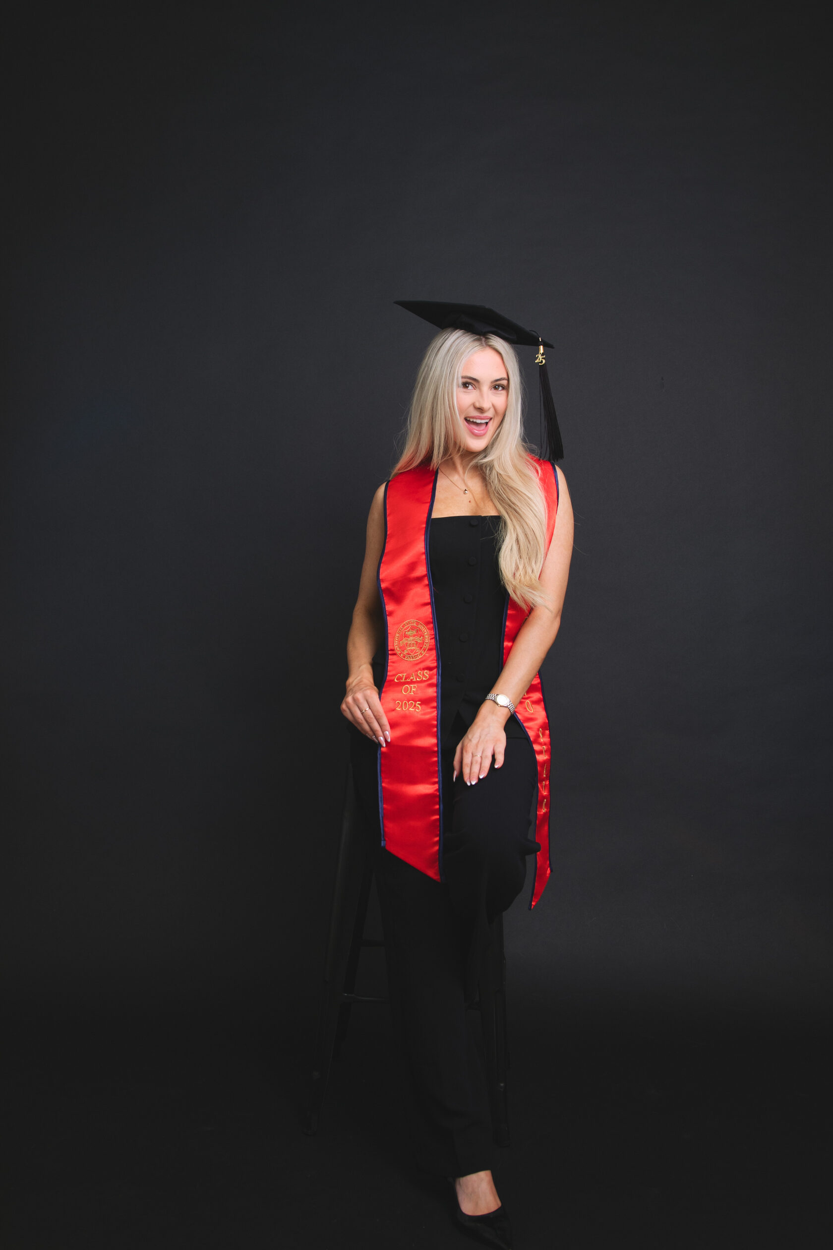 Graduation photoshoot in San Francisco studio