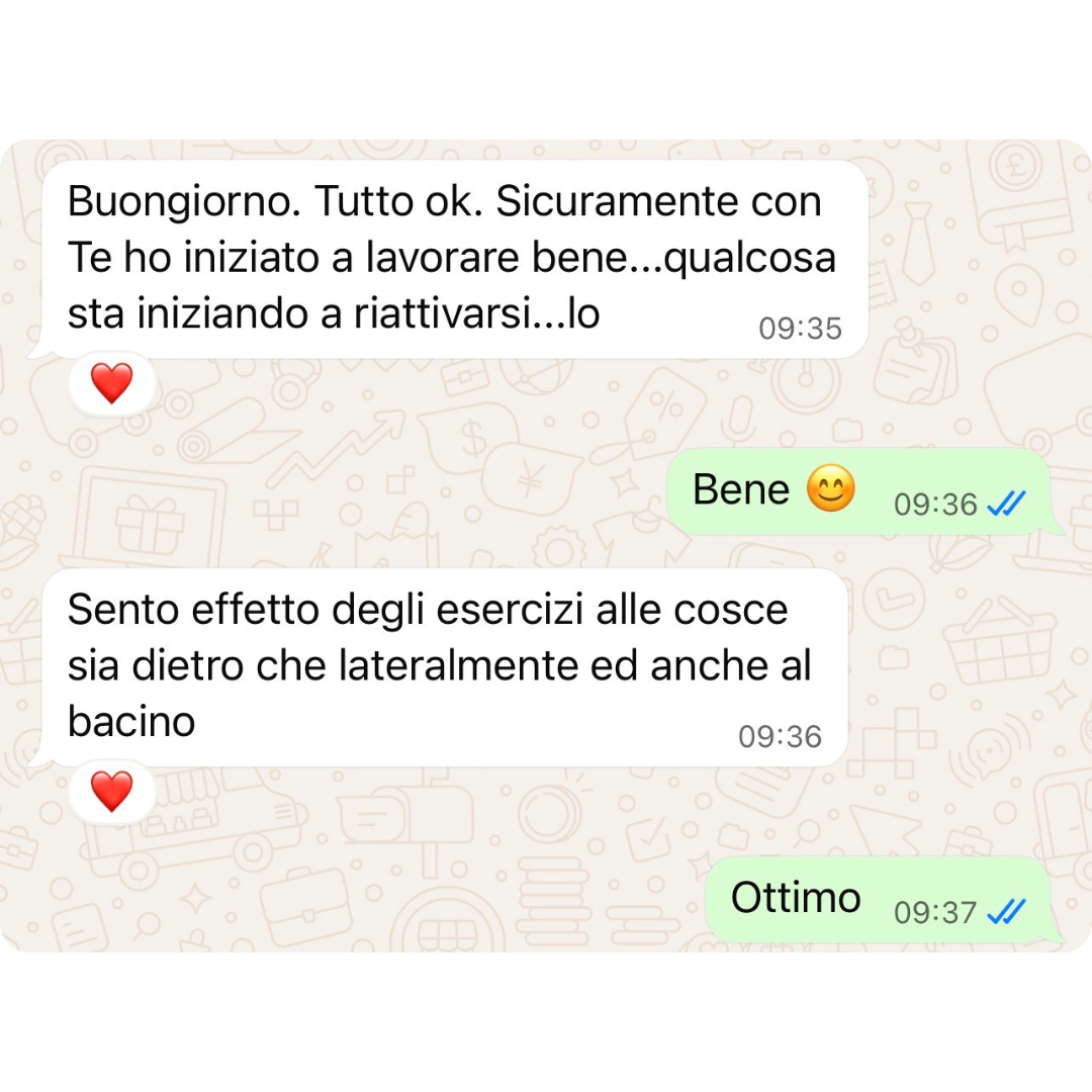 Recensione cliente via WhatsApp