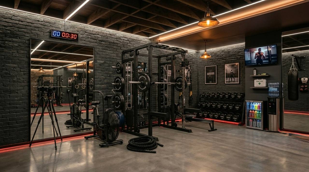 The Forge Premium Garage Gym by Aleksei Mirko