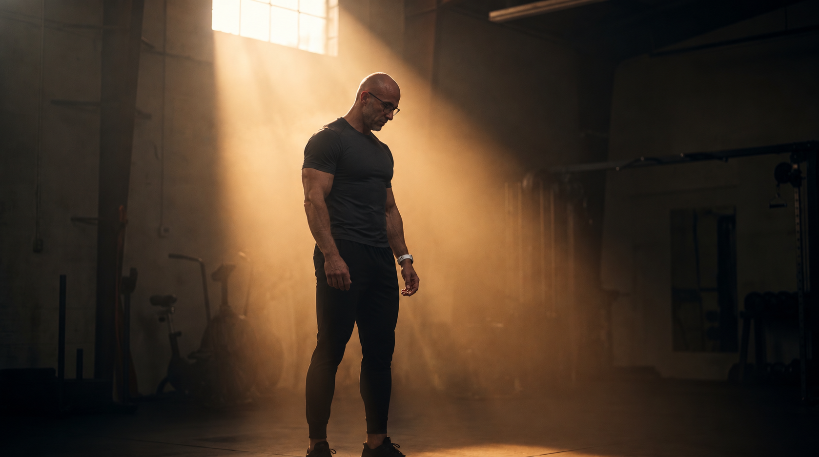 Kenan standing in a gym