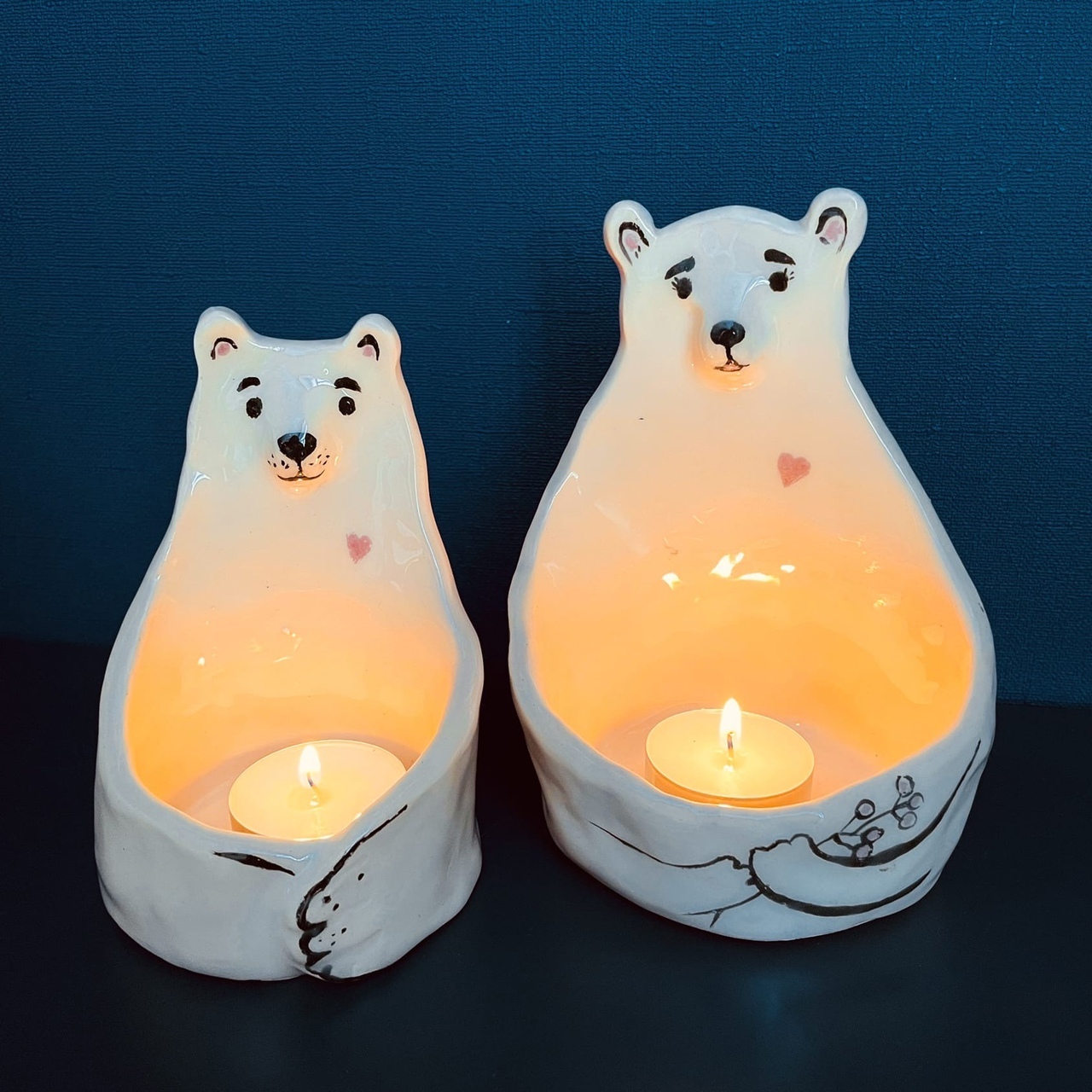 matching candle holders pottery date Toronto