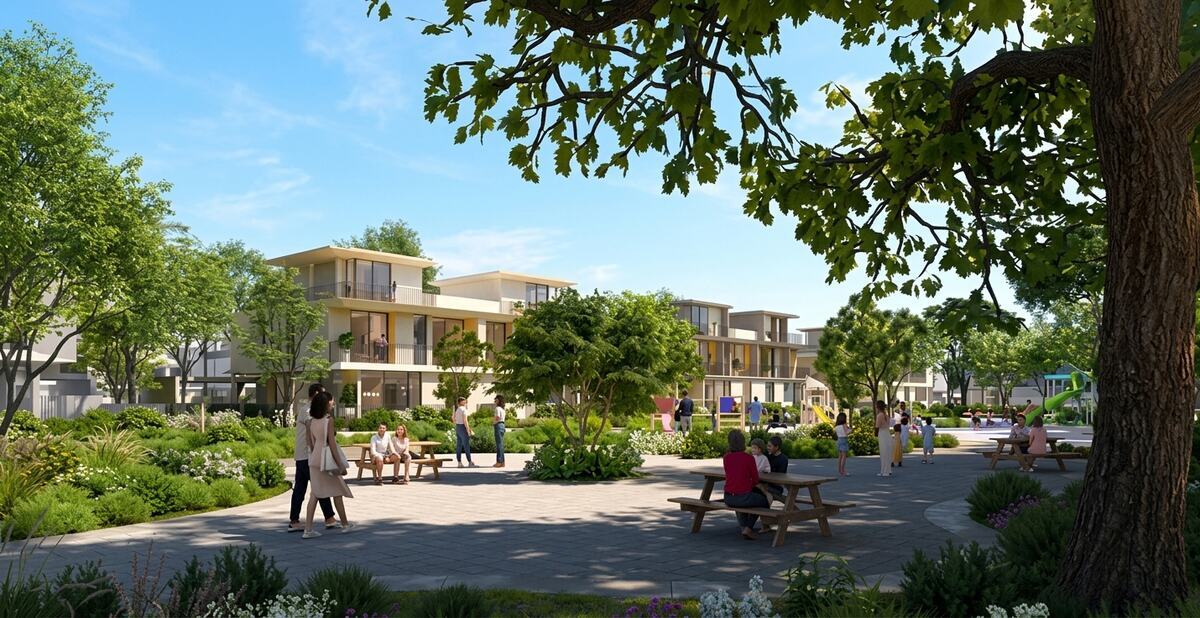 Unrivaled Nature First Masterplan - Green spaces and central lagoon