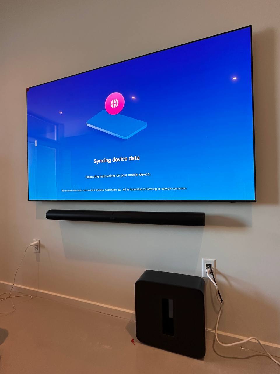 75″ + soundbar