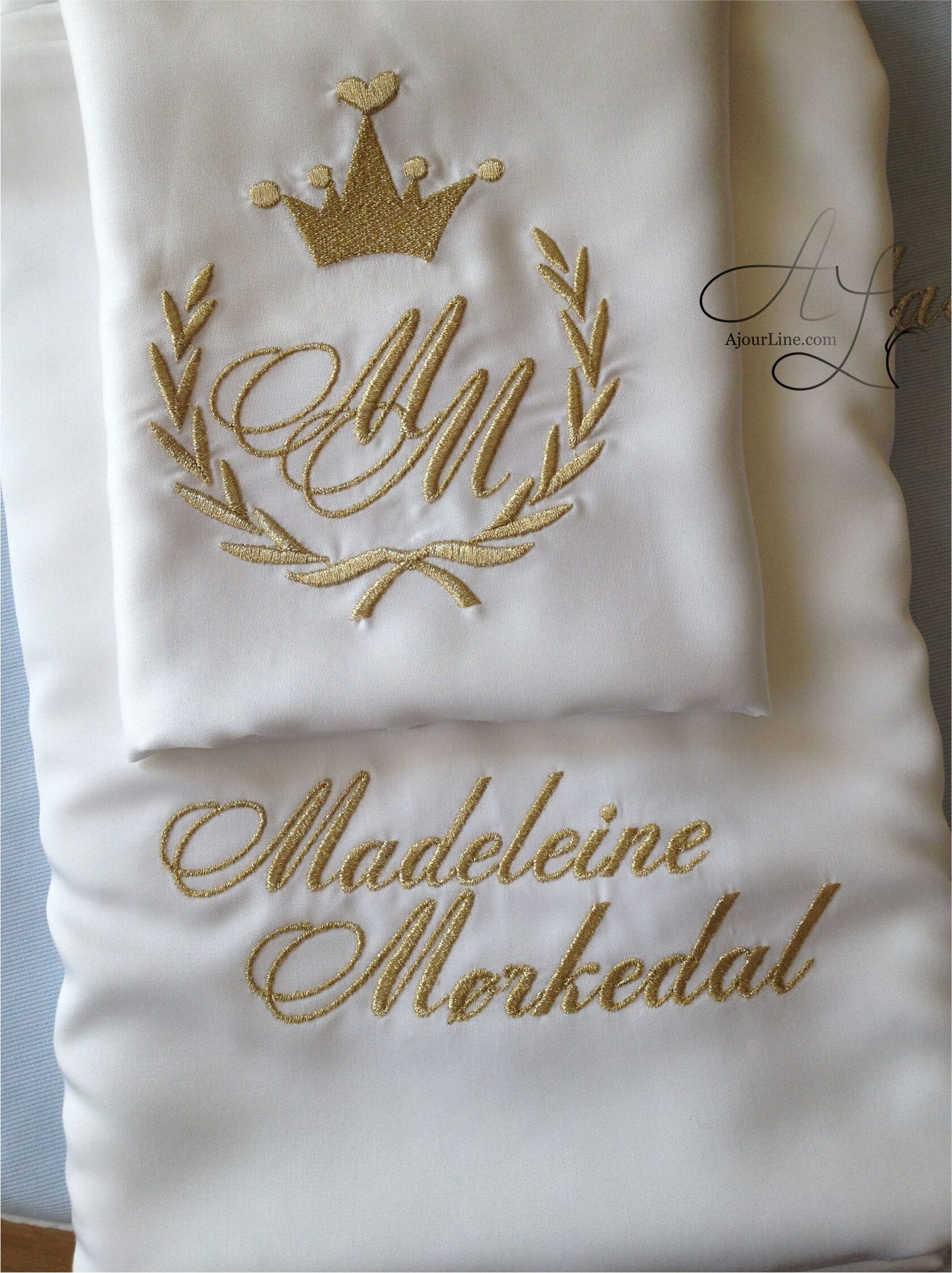 personalized newborn gifts with embroidery — a thoughtful and unique gift for babies and new parents. Handmade in Riga, Latvia. Worldwide shipping available.