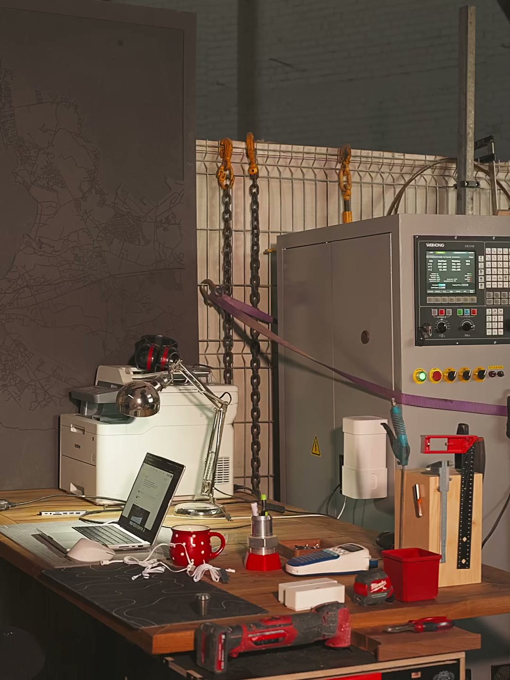 Workshop interior