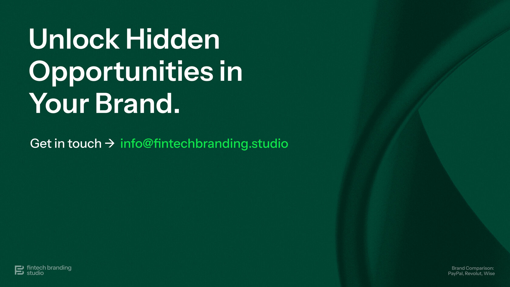 Fintech Branding Studio Contacts