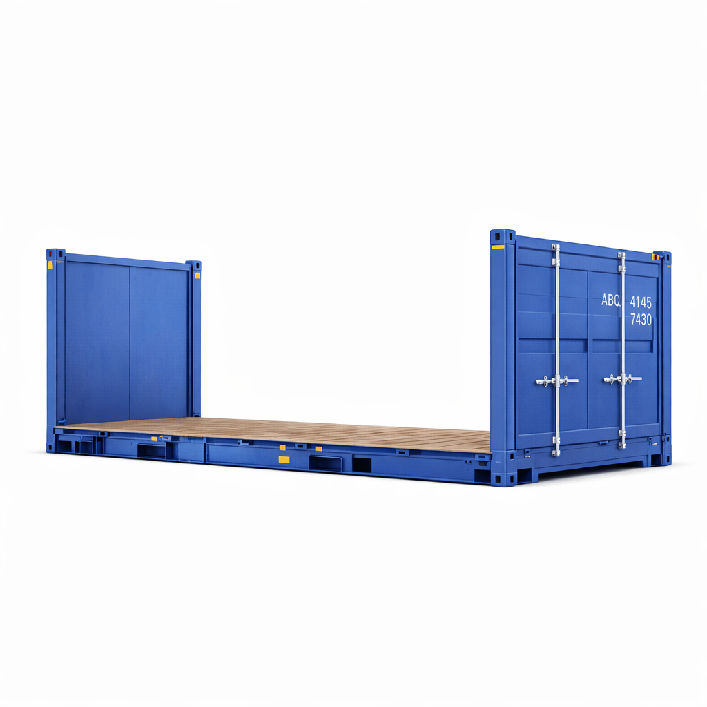 20’ Flat Rack konteiners