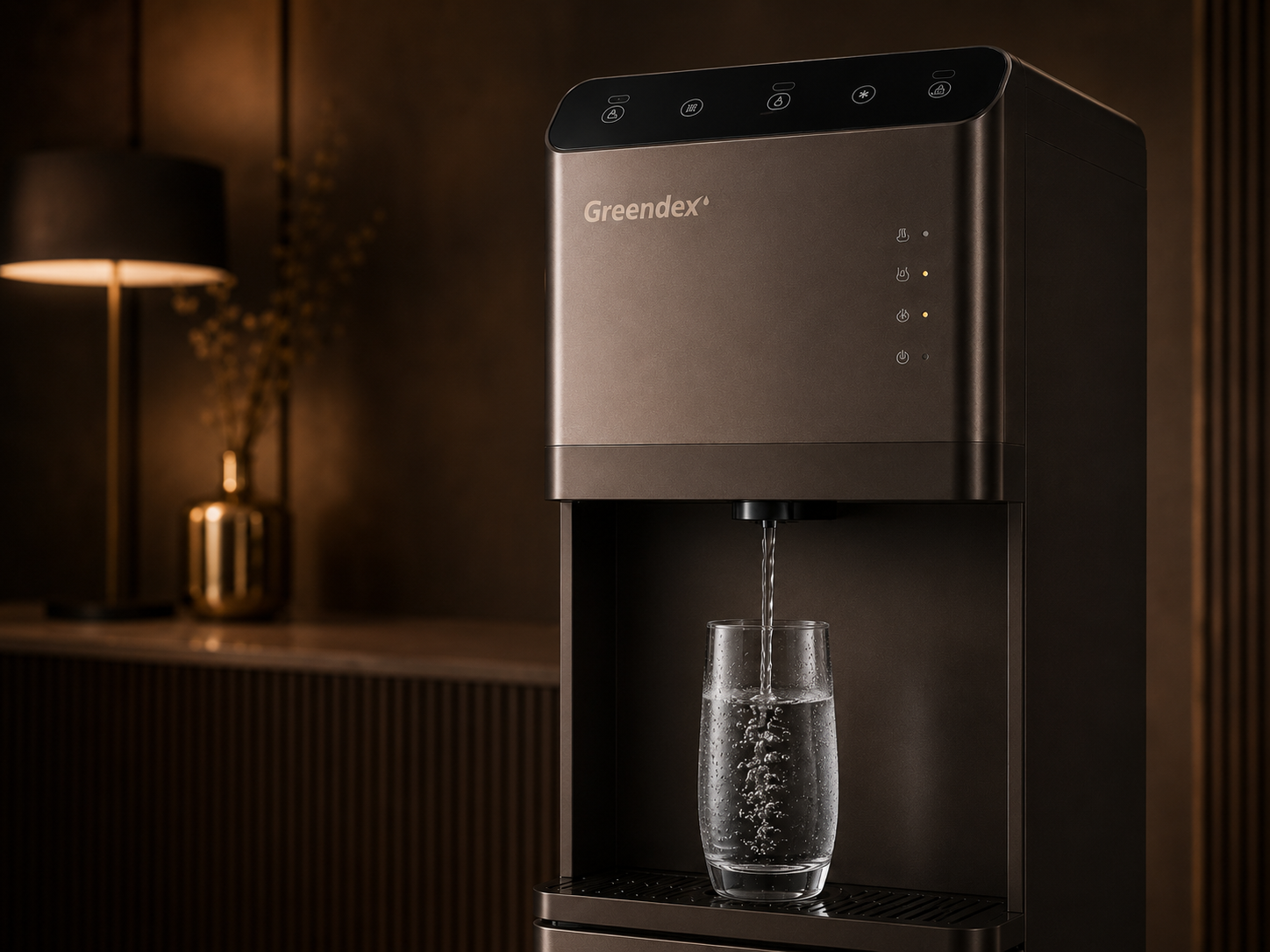 Кулер Greendex с компрессорным охлаждением воды