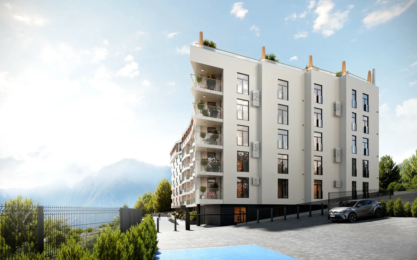 WOL HOME KARPATY — архитектура комплекса