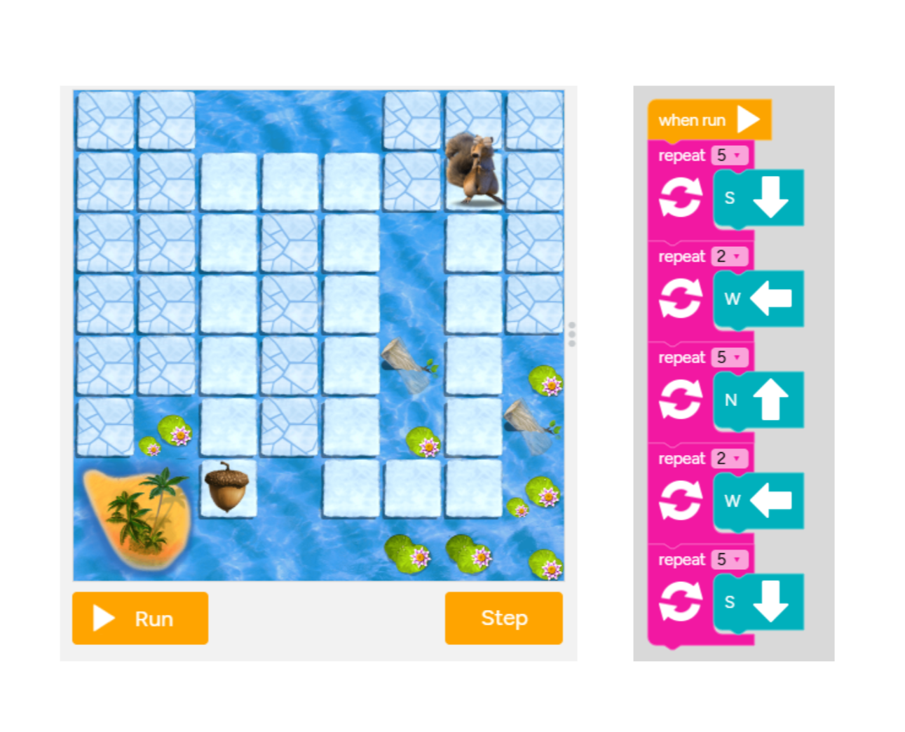 Белка и орех