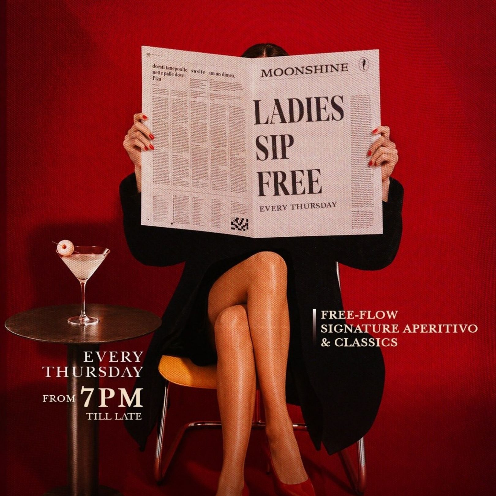 Акция ladies sip free в moonshine bar на Пхукете по четвергам