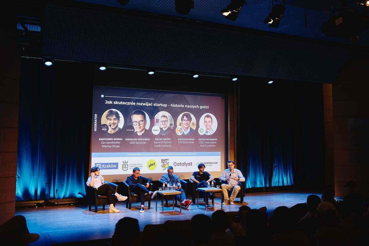 Panel dyskusyjny podczas Startup Stage #14