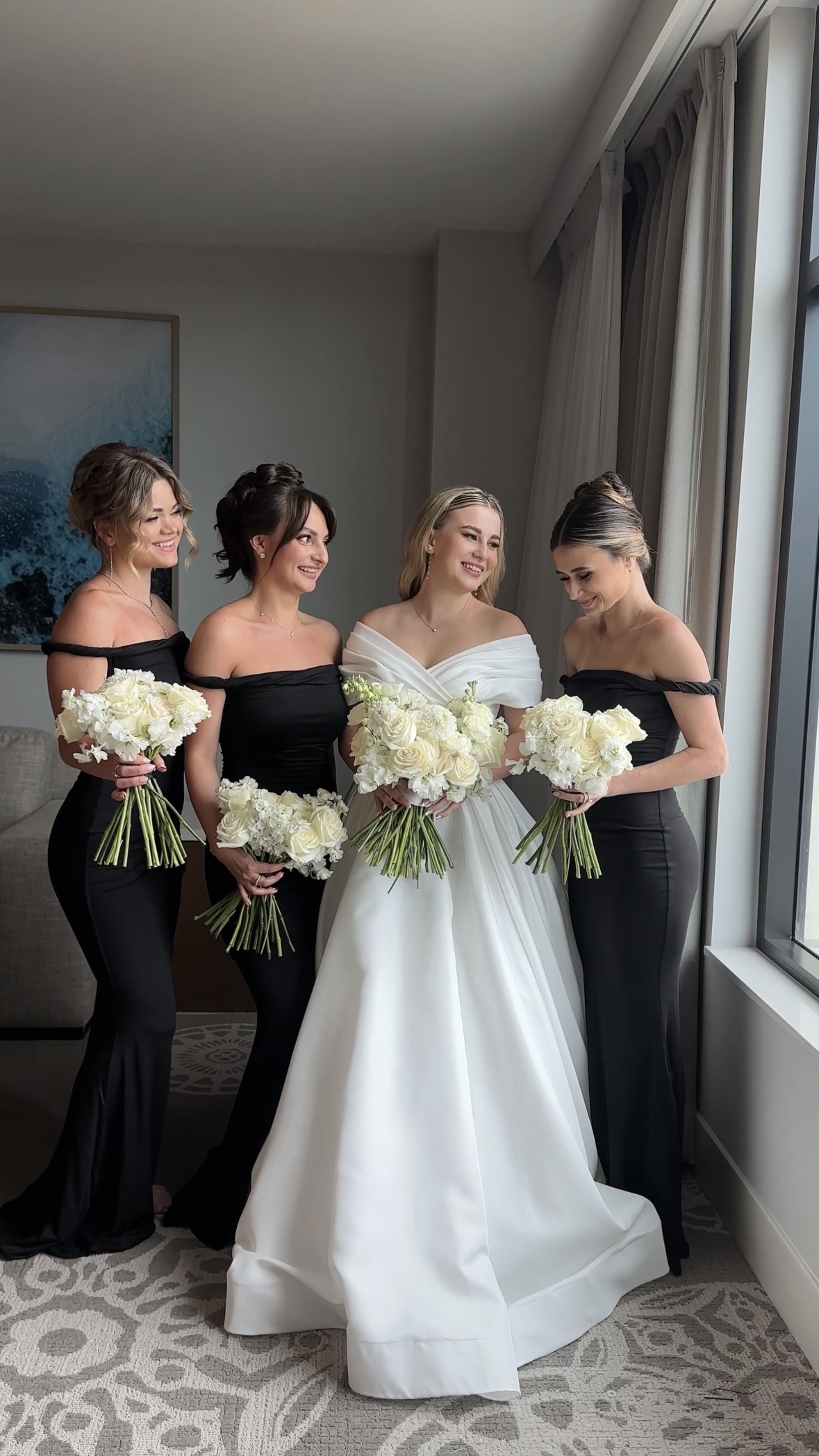 bride and bridal party